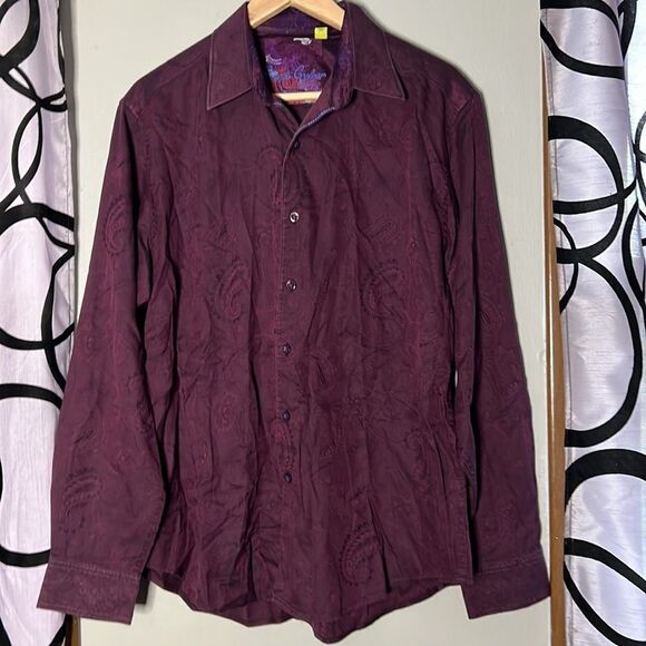 Robert Graham Men's Classic Fit Woven Shirt Medium - Picture 2 of 11